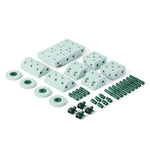 MODU Dreamer set – Kreatywne klocki rozwijające motorykę dużą, miętowy