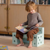 MODU - Explorer set - Kreatywne klocki rozwijające motorykę dużą, miętowy