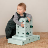 MODU - Explorer set - Kreatywne klocki rozwijające motorykę dużą, miętowy