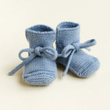 HVID - Buciki z wełny merino Booties, light blue