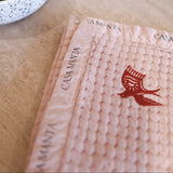 Casa Manta - Ręcznik do twarzy Mimo Pink 40x60