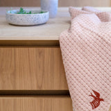 Casa Manta - Ręcznik do twarzy Mimo Pink 40x60