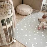 OLYA Kids - Mata piankowa puzzle, terrazzo sage