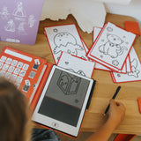 Kidywolf – Książka do rysowania z ekranem LCD KIDYDRAW-MINI, Kawai