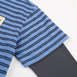 Jelly Mallow - T-Shirt Joyful Stripe Layered, niebieski