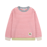 Jelly Mallow - Sweter Happy Stripe Color-Block Knit