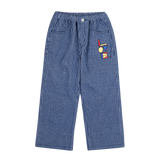 Jelly Mallow - Spodnie Love Indigo Corduroy Denim Pants