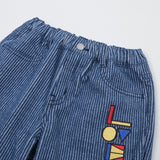 Jelly Mallow - Spodnie Love Indigo Corduroy Denim Pants