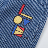 Jelly Mallow - Spodnie Love Indigo Corduroy Denim Pants