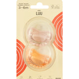 LUU Kids - Zestaw smoczków: Velvet Blush i Summer Apricot