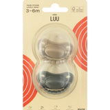 LUU Kids - Zestaw smoczków: Sand Storm i Lovely Gray