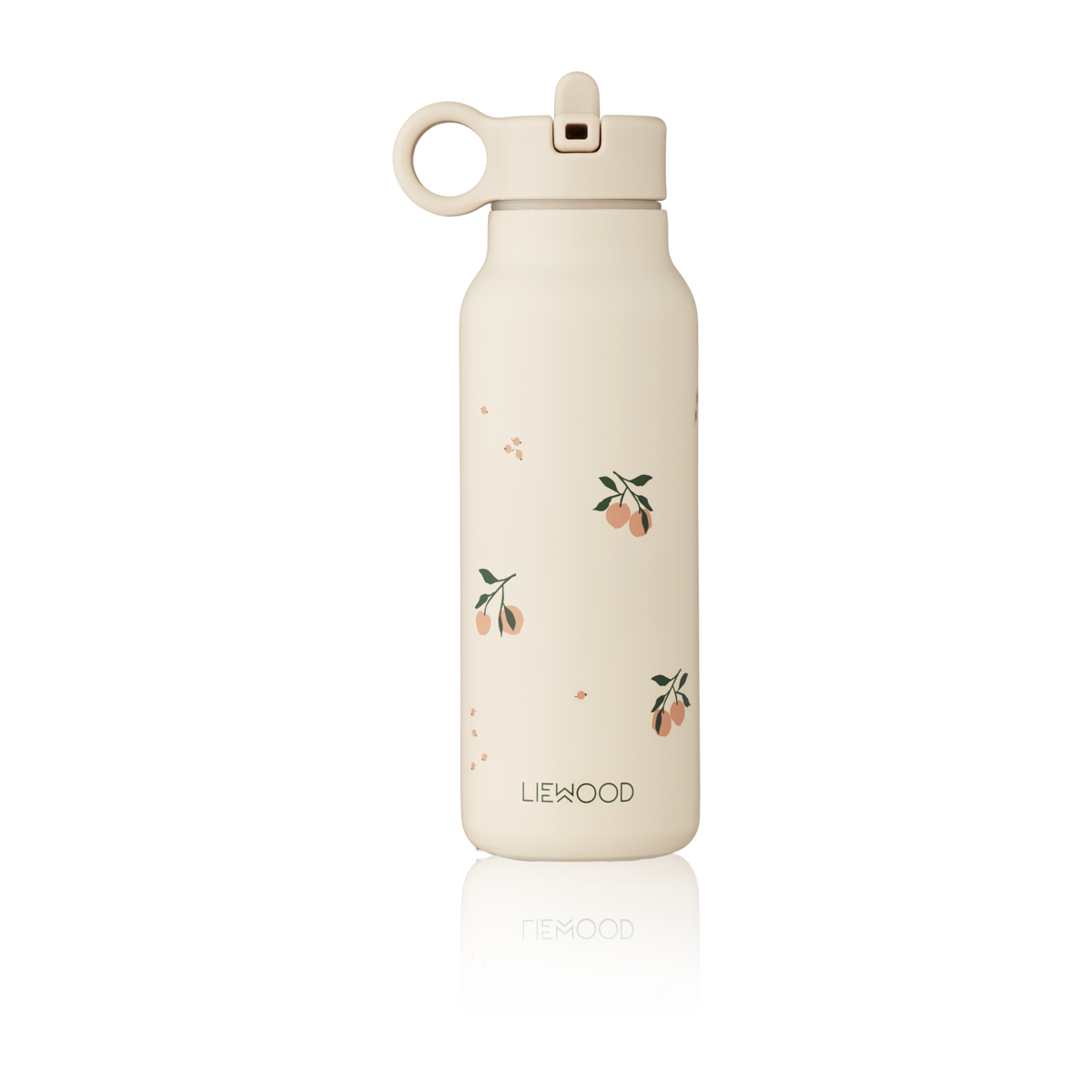 Liewood - Butelka termiczna / bidon z ustnikiem Falk Peach/Sea shell mix 350 ml