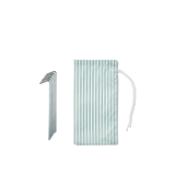 Liewood - Namiot plażowy Bjork Printed Stripe Ice blue/ Creme de la creme