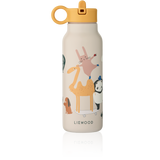 Liewood - Butelka termiczna / bidon z ustnikiem 350 ml, Around the world / Sandy