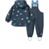 Liewood - Zestaw przeciwdeszczowy Manu, cars / classic navy