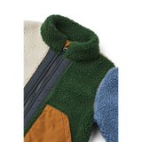 Liewood - Kurtka polarowa Noam, garden green multi mix