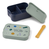 Liewood - Lunchbox Kamil, play / dusty peppermint
