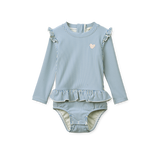 Liewood - Strój kąpielowy Sille Baby, riverside / creme de la creme
