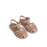 Liewood – Sandały Bre z charmsami – lekkie sandałki na lato, peach / dark rose
