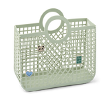Liewood - Koszyk Bloom z charmsami, light peppermint
