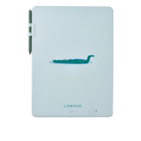 Liewood - Tablica do rysowania Zora 13,5”, Croco / Dove blue