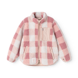 Liewood - Kurtka dziecięca Nolan, mega check / rose blush