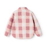 Liewood - Kurtka dziecięca Nolan, mega check / rose blush
