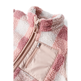 Liewood - Kurtka dziecięca Nolan, mega check / rose blush