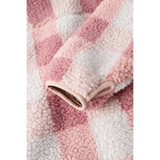 Liewood - Kurtka dziecięca Nolan, mega check / rose blush
