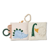Liewood - Miękka, sensoryczna książeczka Fey, dino roar / dove blue