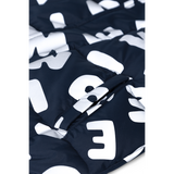 Liewood - Ponadczasowa kurtka puchowa z kapturem Adelina, letters / classic navy