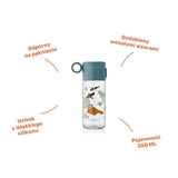 Liewood - Butelka tritanowa/bidon Clemence 350ml, Arctic Sea /  Ocean view