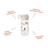 Liewood - Butelka tritanowa/bidon Clemence 350ml, All together / Sandy
