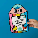 OMY - Montessori Książeczka z naklejkami, figury i kształty