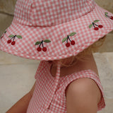 Konges Slojd - Kapelusz przeciwsłoneczny Soline, geranium pink