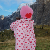 Konges Slojd - Wełniane rękawiczki dziecięce Collette, pink