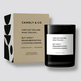 Candly&Co - Świeca zapachowa No.1 Geranium/Kadzidło, They say you are what you eat