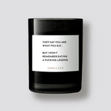 Candly&Co - Świeca zapachowa No.1 Geranium/Kadzidło, They say you are what you eat