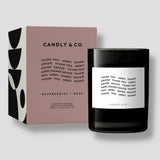 Candly&Co - Świeca zapachowa No.7 Maliny/Róża, Thank you. Merci. Danke. Grazie