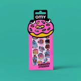 OMY - Odlotowe winylowe naklejki Iconic, donuts