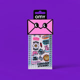 OMY - Odlotowe winylowe naklejki Iconic, wiadomość