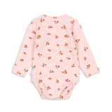 Konges Slojd - Body dziecięce na długi rękaw Basic, rosa pink