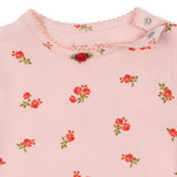 Konges Slojd - Body dziecięce na długi rękaw Basic, rosa pink