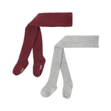 Konges Slojd - Bawełniane rajstopy dziecięce w prążek, elastyczne