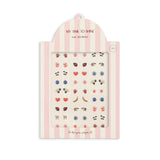 Konges Slojd - Naklejane kolczyki dla dzieci, multi