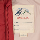 Konges Slojd – Pikowana kurtka Alpi, cardinal