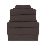 Konges Slojd – Pikowana kamizelka / bezrękawnik Alpi, chocolate brown