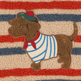 Konges Slojd - Ciepła kurtka teddy z miękką podszewką Jody, tangerine stripe