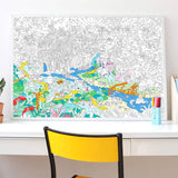 OMY - Kolorowanka 100x70cm - Dżungla
