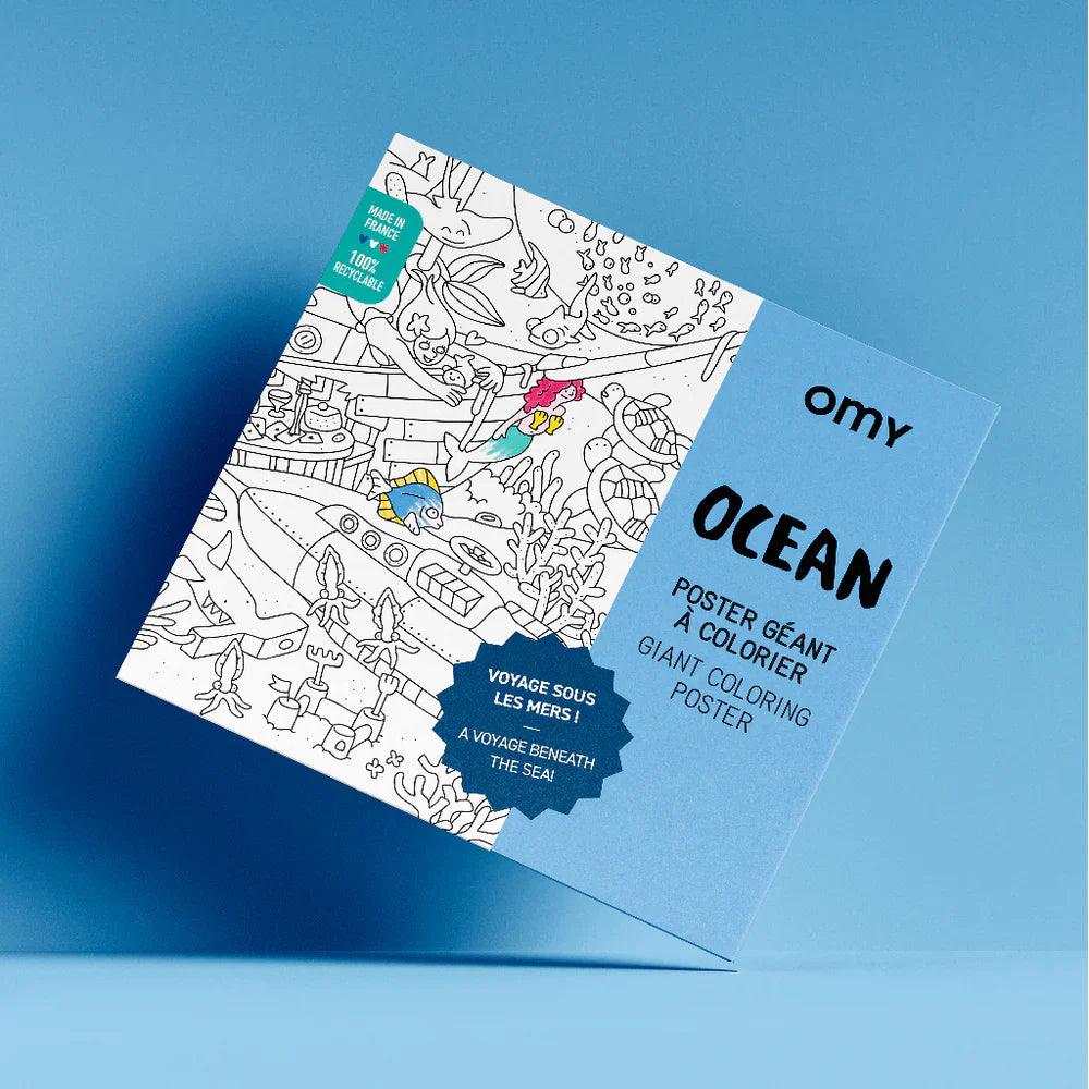 OMY - Kolorowanka 100x70cm - Ocean